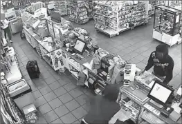  ?? Los Angeles Police Department ?? ONE robbery, at a 7-Eleven, was caught on video. Four suspects are in custody.