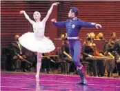  ?? ?? The Royal Ballet and the Royal Philharmon­ic Orchestra perform in Steinmetz Hall at the Dr. Phillips Center for the Performing Arts on Wednesday.