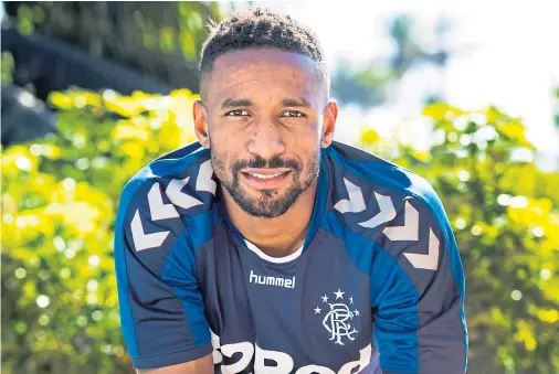  ??  ?? WHITE TYRES AND A RACING TRACK: Jermain Defoe is in for a Blue Brazil eye-opener