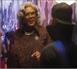  ?? DANIEL MCFADDEN/LIONSGATE VIA AP ?? Tyler Perry portrays Madea in a scene from, “Tyler Perry’s Boo! A Madea Halloween.”