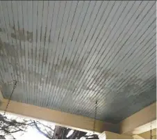  ?? READER PHOTO ?? This porch is cleaned off with a bleach solution every year or two to deal with a mildew problem.