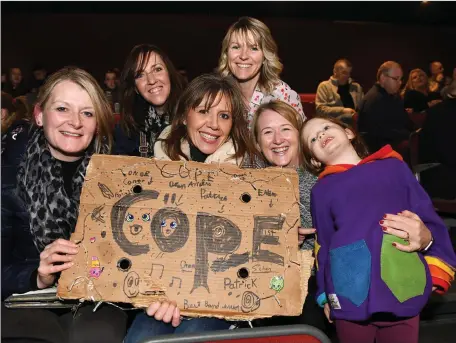  ??  ?? Tracy Flynn,Yvette Harding,Sally O Sullivan ,Angela Callaghan, Susan Murphy and Kyla Callaghan at the Grand Final of the School Stars at the TLT Concert Hall