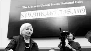  ?? Reuters ?? US Federal Reserve Chair Janet Yellen at the semiannual monetary policy testimony during in Washington.