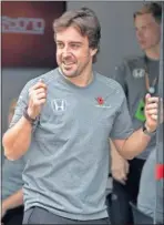  ??  ?? Fernando Alonso.