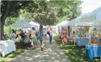  ?? COURTESY ?? Art in the Park, the annual arts show and sale in Center Park in Manchester, is back Sunday after a two-year pandemic hiatus.