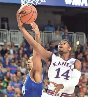 ?? PETER G. AIKEN/USA TODAY SPORTS ?? Kansas guard Malik Newman has averaged 22 points in Kansas’ five Big 12 and NCAA tournament games.