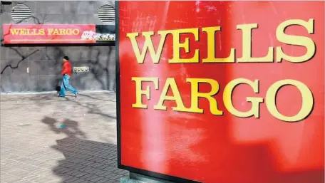  ?? Justin Sullivan Getty Images ?? ACTIONS AGAINST Wells Fargo come in response to the bank’s opening of some 2 million accounts that customers didn’t authorize.