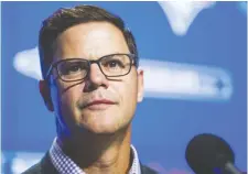  ?? ERNEST DOROSZUK/FILES ?? Blue Jays general manager Ross Atkins suggests doublehead­ers featuring two seven-inning contests might help MLB pack 162 games into a season shortened by the coronaviru­s pandemic.