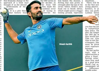  ?? Dinesh Karthik ??