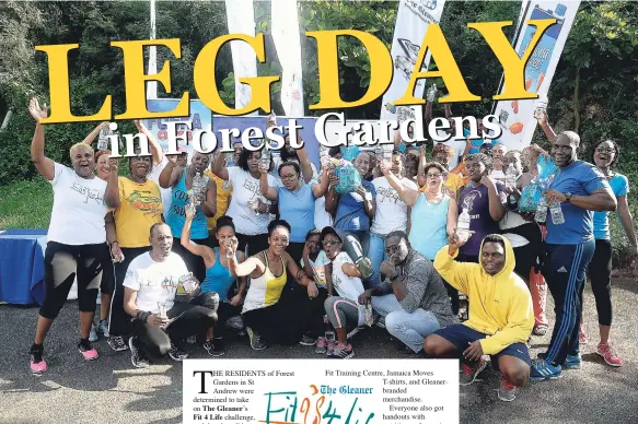  ?? PHOTOS BY LIONEL ROOKWOOD/PHOTOGRAPH­ER ?? The Gleaner’s Fit 4 Life event in Forest Gardens, St Andrew, on Saturday.