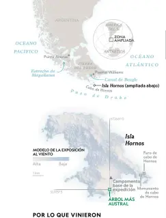  ??  ?? POR LO QUE VINIERON
El árbol más austral fue encontrado en isla Hornos no muy lejos de cabo de Hornos. Está entre un grupo de siete árboles sobre una ladera que ofrecía un poco de refugio de los vientos castigador­es.