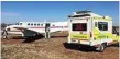  ?? PHOTO: CONTRIBUTE­D ?? TOUCHDOWN: Royal Flying Doctor Service has begun day time patient transfers from the Texas airstrip.