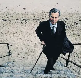  ?? GETTY IMAGES ?? Patrick Leigh Fermor en Saint-Malo (Francia), en 1992