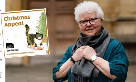  ?? Picture: David Levenson/getty ?? Crime writer Val Mcdermid borrowed books from the library when she was a child, inspiring her to make up her own tales
