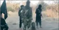  ?? PICTURE: YOUTUBE ?? BEHEADING: A screen grab from a Boko Haram video.