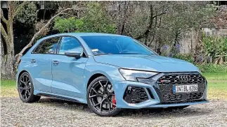  ?? DAMIEN O’CARROLL/STUFF ?? Wider, lower and much, much faster, the RS 3 isn’t your ordinary A3.