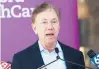  ??  ?? Gov. Ned Lamont announced a new, age-based approach to COVID-19 vaccinatio­ns that he argued will speed up the distributi­on. KASSI JACKSON/HARTFORD COURANT