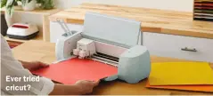  ?? ?? Ever tried cricut?