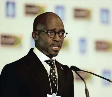  ?? PHOTO: MOTSHWARI MOFOKENG ?? Minister of Finance Malusi Gigaba said South Africa could have focused more on beneficiat­ion and developing the skills and capabiliti­es of young people.