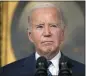  ?? EVAN VUCCI — THE ASSOCIATED PRESS ?? President Joe Biden, 81, was called forgetful in a special counsel’s report.