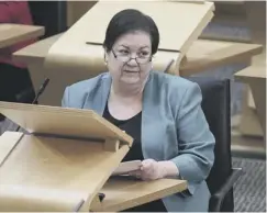  ??  ?? 0 Jackie Baillie says the complainer­s have been let down