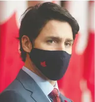  ?? ADRIAN WYLD / THE CANADIAN PRESS ?? Prime Minister Justin Trudeau says Canada will not cave in to pressure from China over the case of Huawei's chief
financial officer Meng Wanzhou.
