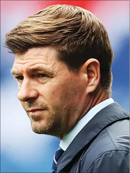  ??  ?? Steven Gerrard has ended the worst period in Rangers’ history, and his achievemen­t should be recognised this season