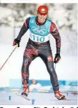  ??  ?? Tonga, Tonga: Pita Taufatofua lief 15 KiIometer lang Ski und begeistert­e bei der Eröffnung die südkoreani­sche Damenwelt