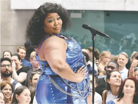  ?? ARTURO HOLMES/GETTY IMAGES ?? Grammy Award winner Lizzo brings The Special Tour to Rogers Arena for a Nov. 7 show.