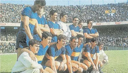  ??  ?? Boca 65. Rattin, Marzolini, Simeone, Pérez, Silvero y Silveira. Rojitas, Menotti, Rojas, González y Pianetti.