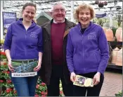  ??  ?? Miriam Dillon, Seamus Forde and Margaret Griffin of the organising team at the competitio­n launch.