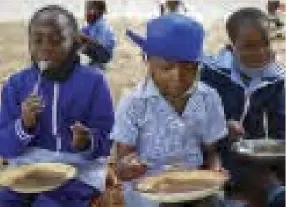  ?? ?? Some of the NGOs run supplement­ary feeding schemes mainly at schools
