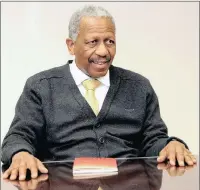  ?? PICTURE: DUMISANI SIBEKO ?? ‘STEP DOWN, MR PRESIDENT’: Former ANC treasurer-general Mathews Phosa has publicly reiterated his call for Zuma to go.