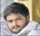  ?? PTI ?? Patidar leader Hardik Patel on indefinite hunger strike.