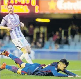  ?? FOTO: PEP MORATA ?? Jose Arnaiz volvió al Barça B, pero no consiguió cambiar la dinámica del equipo