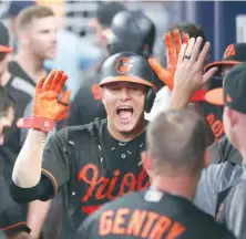  ?? AP ?? Manny Machado lidera triple corona Orioles: .310, jonrón 21 y 59 CE.