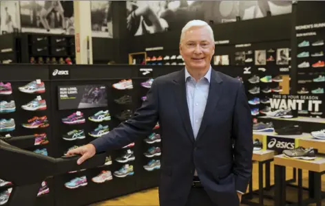  ??  ?? In this Oct. 18, 2016 file photo, Chairman and CEO of DICK’S Sporting Goods Edward W. Stack poses for a photo as he visits a new store at the Baybrook Mall in Houston. Stack is issuing a letter Wednesday about his decision to end the sale of...