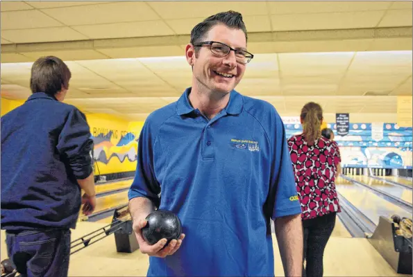  ?? COLIN CHISHOLM ?? Sheldon Tingley first found his passion for the sport while at the Windsor Bowling Centre as part of the youth league when he was growing up. Now he’s the co-ordinator of the Windsor Youth Bowling League.