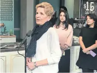  ?? KRISTIN RUSHOWY/TORONTO STAR ?? Kathleen Wynne “took a lot of time to develop a (weed) plan.”