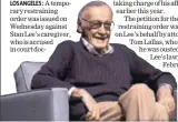  ?? REUTERS FILE ?? ■ Stan Lee at an event.