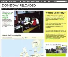  ??  ?? ABOVE Much of the BBC’s Domesday Project data was lost as the 1980s discs degraded, but some has been recovered and posted online