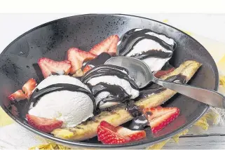  ?? ATCO BLUE FLAME KITCHEN ?? Try making these grilled banana splits for a tasty summer treat.