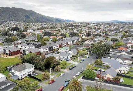  ?? ROSS GIBLIN/STUFF ?? Lower Hutt’s housing market has been hit hard in the downturn.