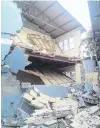  ?? PHOTO: SOCIAL MEDIA.VIA REUTERS ?? A damaged building after the 7.5magnitude earthquake in Mendi, Papua New Guinea.