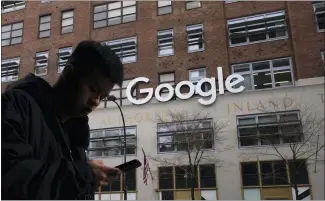  ?? MARK LENNIHAN — THE ASSOCIATED PRESS FILE ?? Google offices in New York. Monopoly or not, small business owners’ biggest complaint about Google is that its advertisin­g policies favor companies with big marketing budgets.