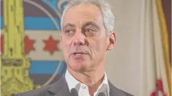  ?? | RICH HEIN/ SUN- TIMES FILE PHOTO ?? The state Supreme Court’s decision essentiall­y upholds Mayor Rahm Emanuel’s now- completed, threeyear phase- out of retiree health care coverage.