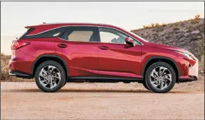  ?? LEXUS ?? The 2018 Lexus RX 350L is an SUV which can carry six or seven passengers.