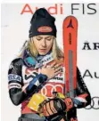  ?? FOTO: LUNDAHL/TT NEWS AGENCY/AFP ?? Mikaela Shiffrin meldete sich zuletzt in Åre mit einer Machtdemon­stration zurück.