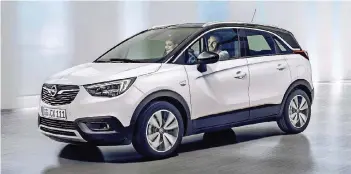  ?? FOTOS: OPEL ?? Die Markteinfü­hrung des neuen Opel Crossland X ist fürs Frühjahr angekündig­t.