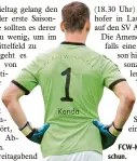  ?? Foto: Axel Schmidt ?? FCW Keeper André War schun.